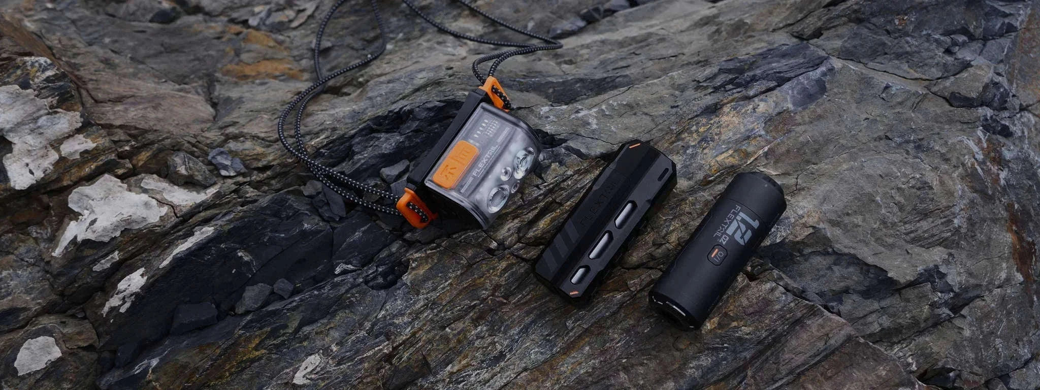 Replaceable Battery Headlamp 600 Lumens-Orange