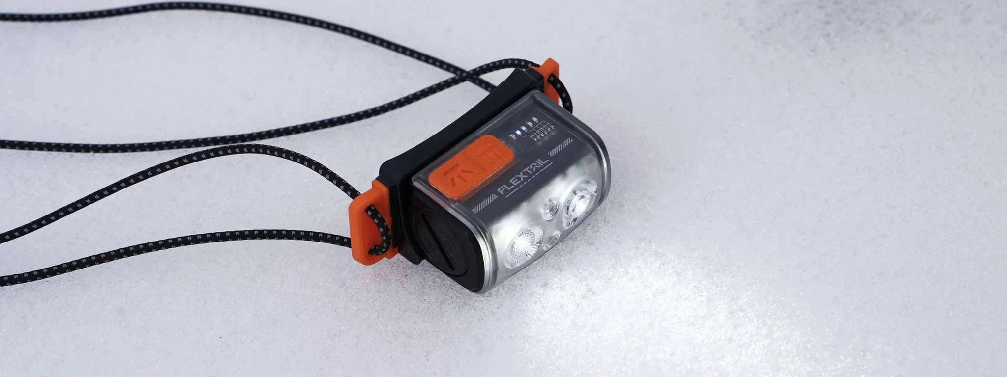 Replaceable Battery Headlamp 600 Lumens-Orange