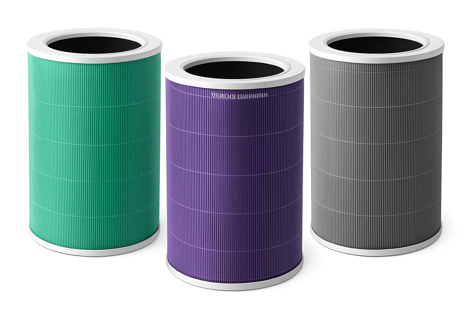 Replacement HEPA Air Filter for Xiaomi Mi Air Purifier 1/2/3 Series-Purple