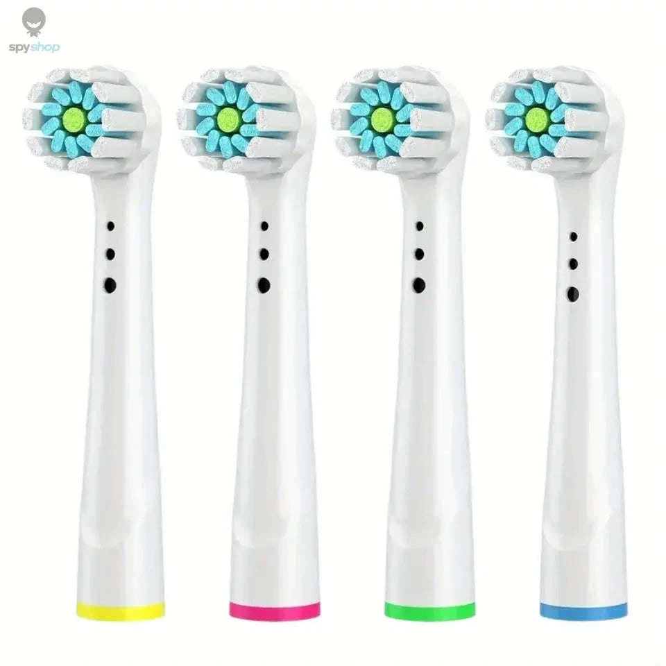 Replacement Toothbrush Heads – Gentle Deep-Clean Design for Oral-B Braun-Standard 4pcs