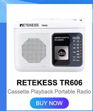 Retekess V115 Portable Radio with USB Recorder-V115