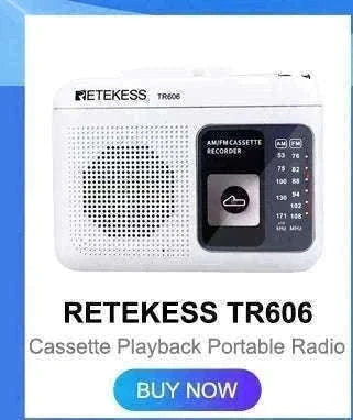 Retekess V115 Portable Radio with USB Recording-V115
