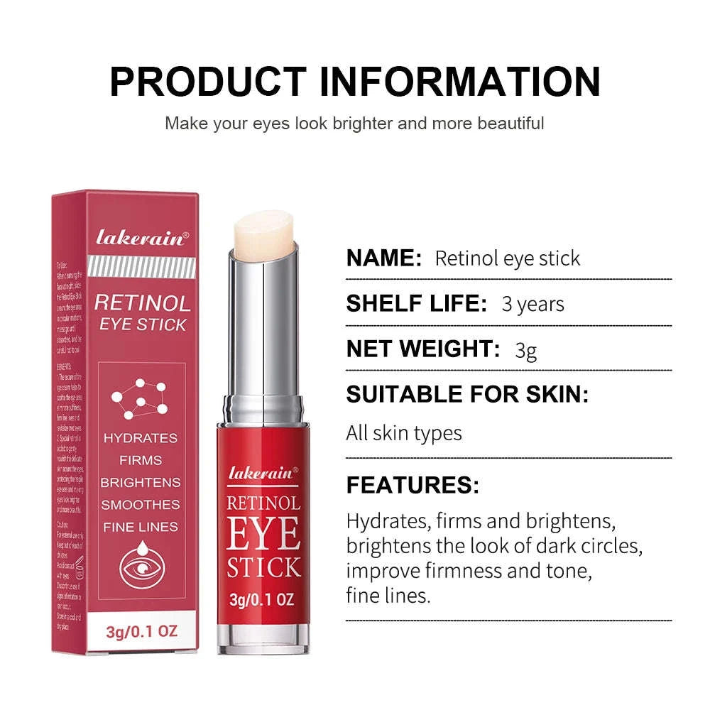 Retinol Eye Cream Stick for Dark Circles and Puffiness-Default Title