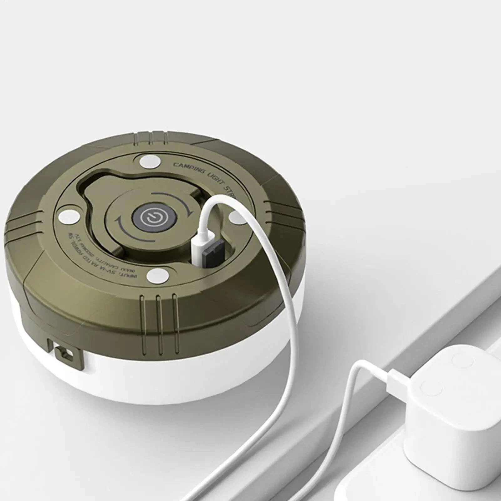 Retractable Camping String Lights 20m USB-C Rechargeable 2600mAh-A