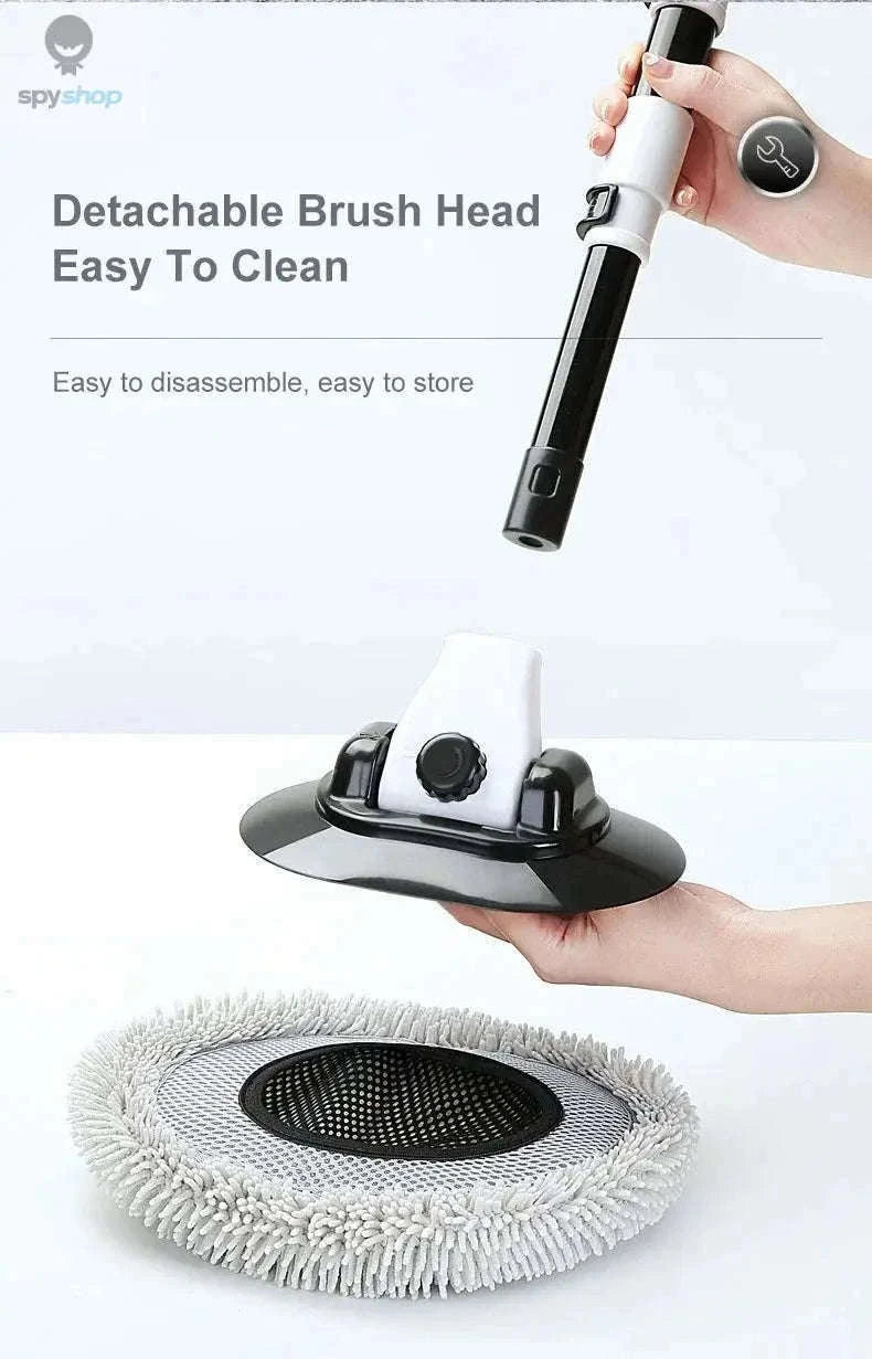 Retractable Car Wash Brush with Telescoping Handle-1Mop and 1Mop Head