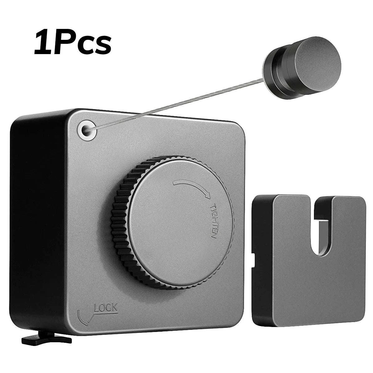 Retractable Clothesline Wall Mounted Drying Rope Up to 9m-1pcs / United States