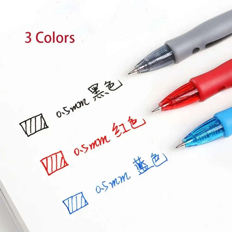 Retractable Gel Pens Set with Smooth 0.5mm Gel Ink-6 Blue pen