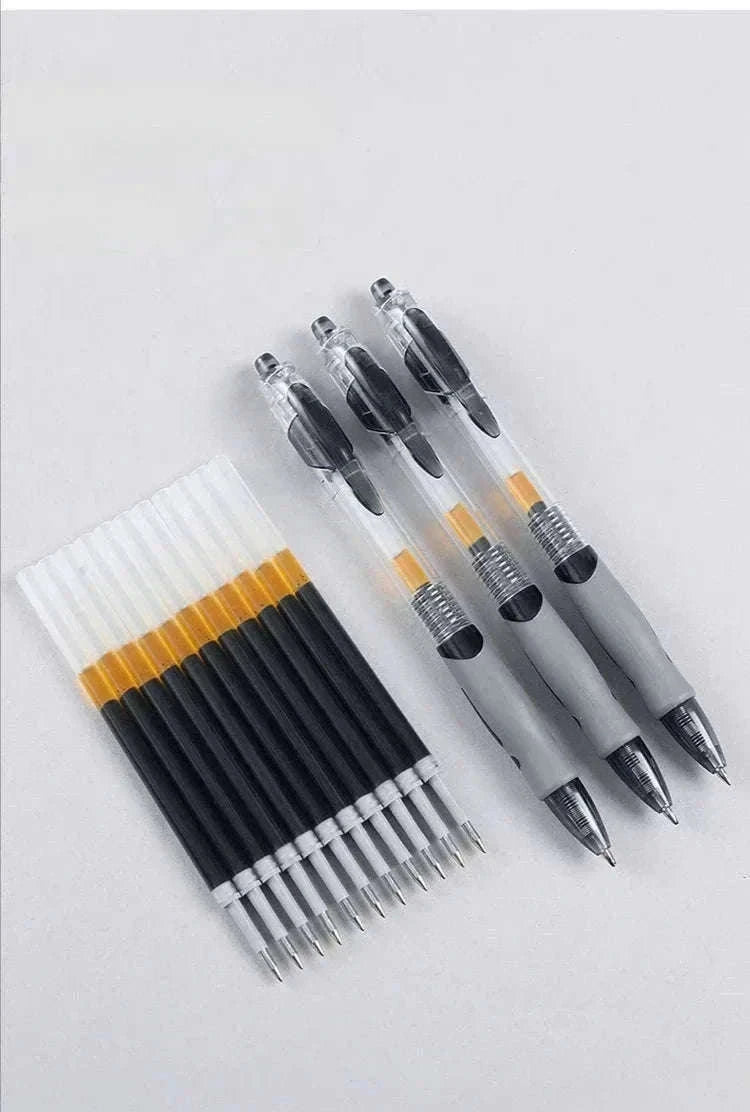 Retractable Gel Pens Set with Smooth 0.5mm Gel Ink-6 Blue pen