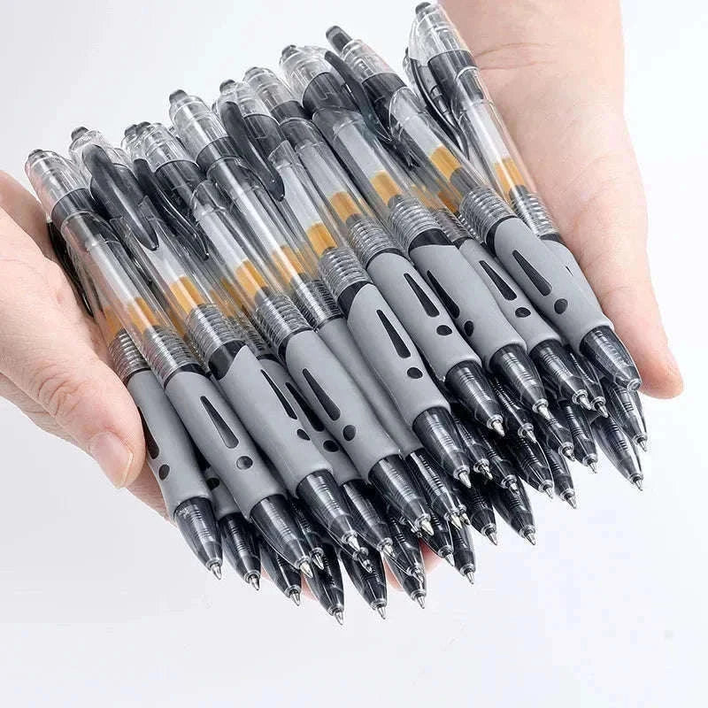 Retractable Gel Pens Set with Smooth 0.5mm Gel Ink-6 Blue pen