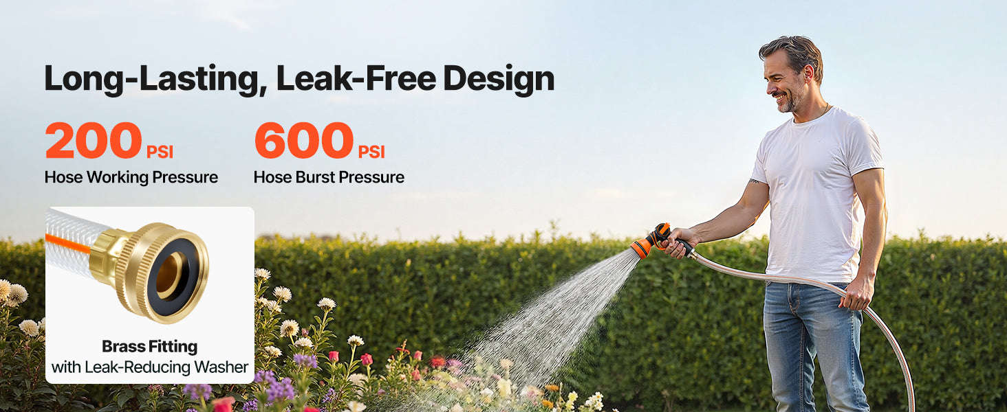 Retractable Hose Reel 1/2 Inch Wall-Mounted with 180° Swivel Bracket and 9-Pattern Nozzle-20m / CZECH REPUBLIC
