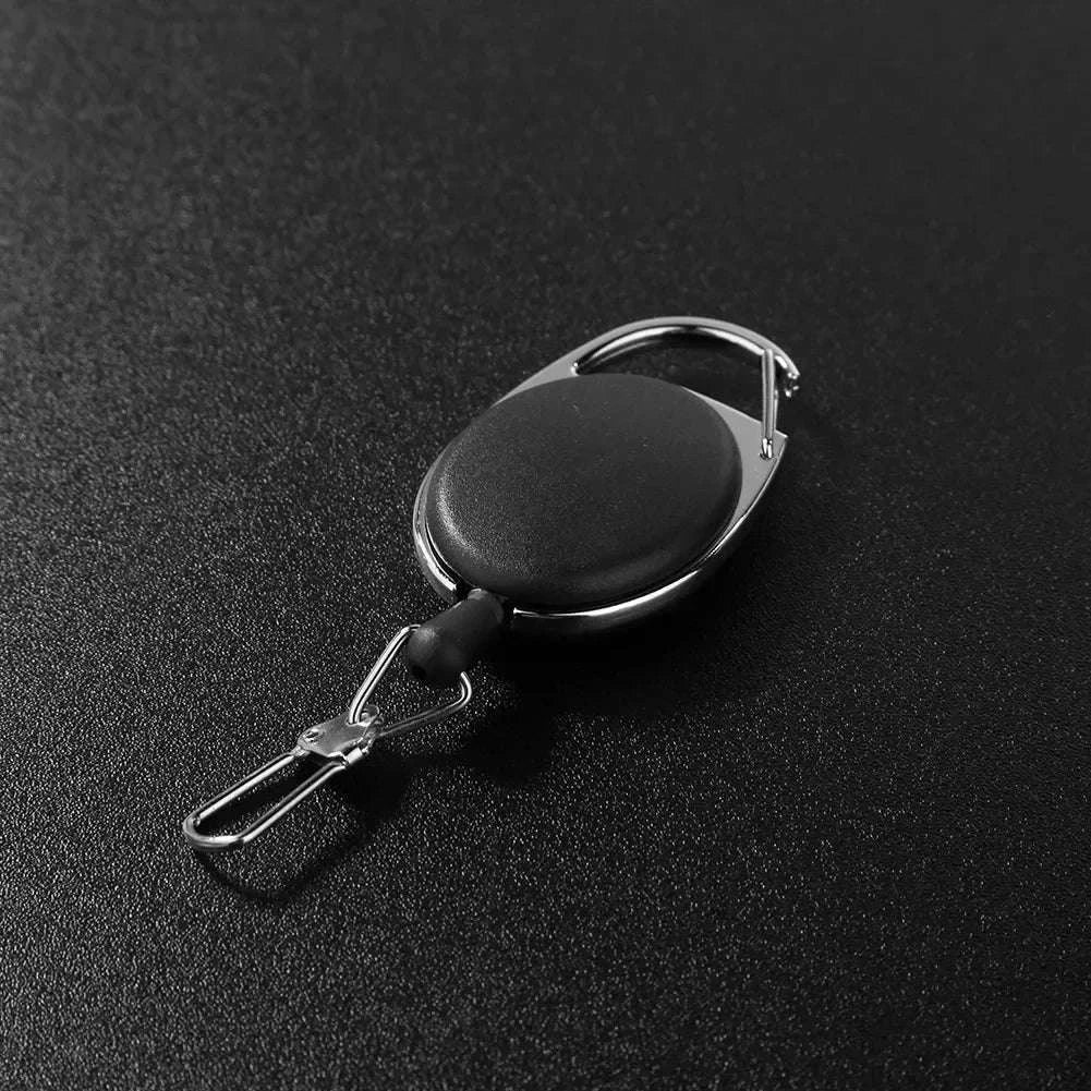 Retractable Key Chain Reel Badge Holder with Quick Release Clip-6pcs / Germany