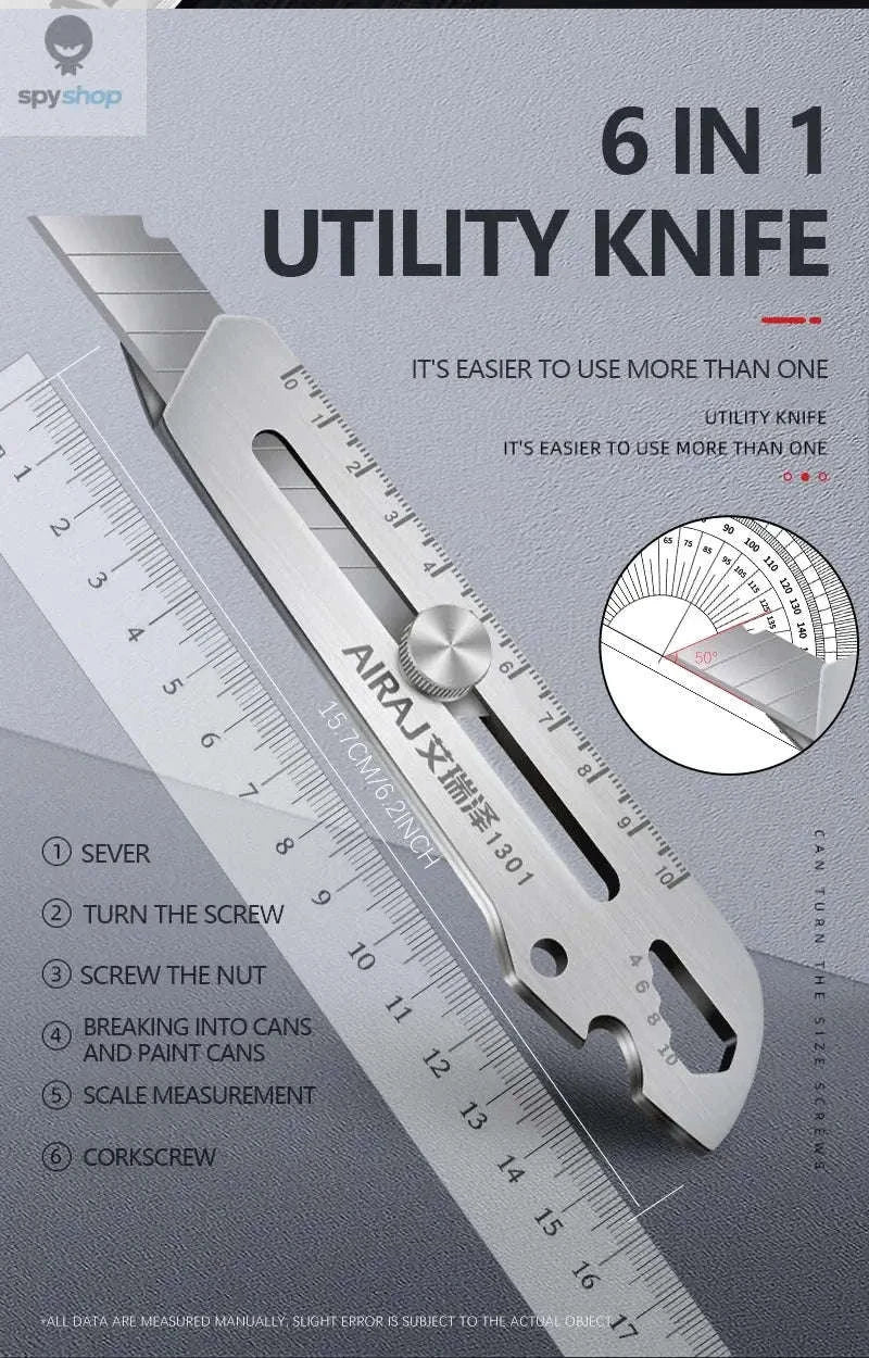 Retractable Multifunctional Utility Knife-Art Knife 1301