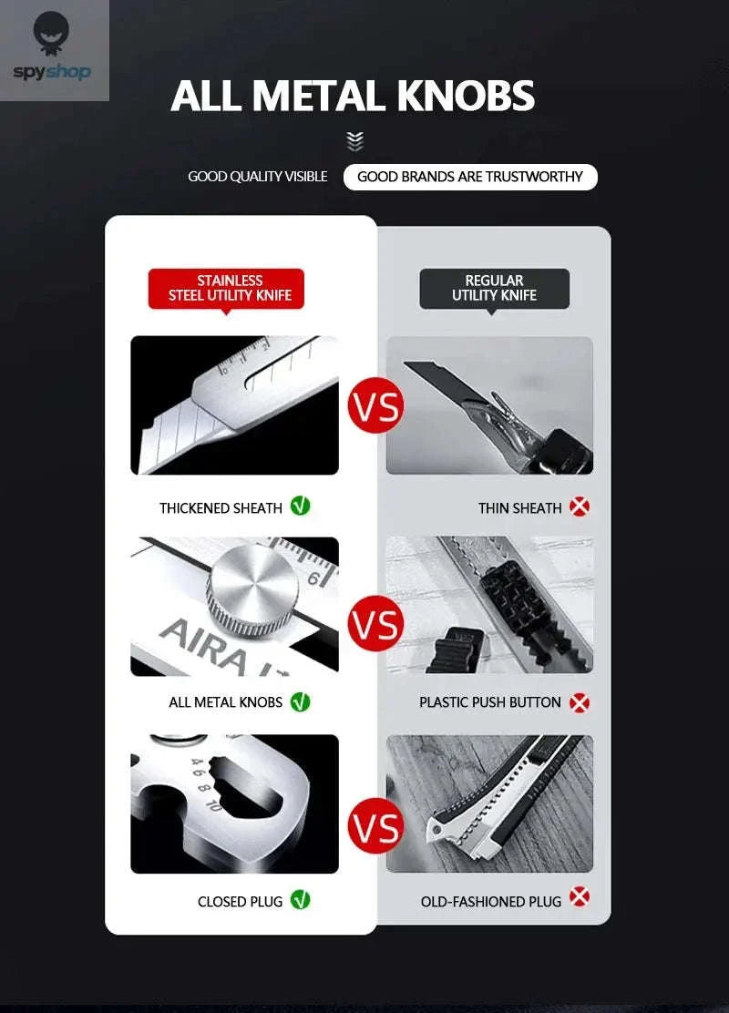 Retractable Multifunctional Utility Knife-Art Knife 1301