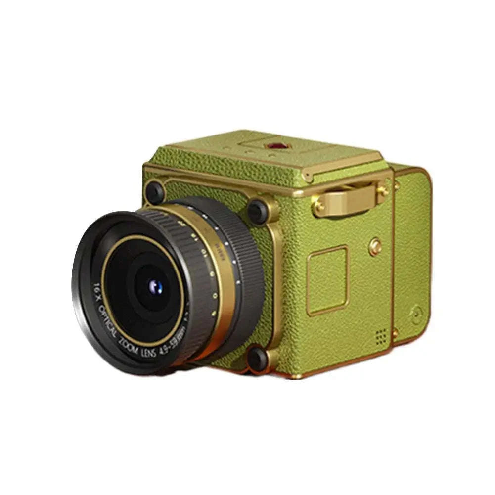 Retro CCD Digital Camera with 4K Video & 16X Zoom Portable Mini-Red