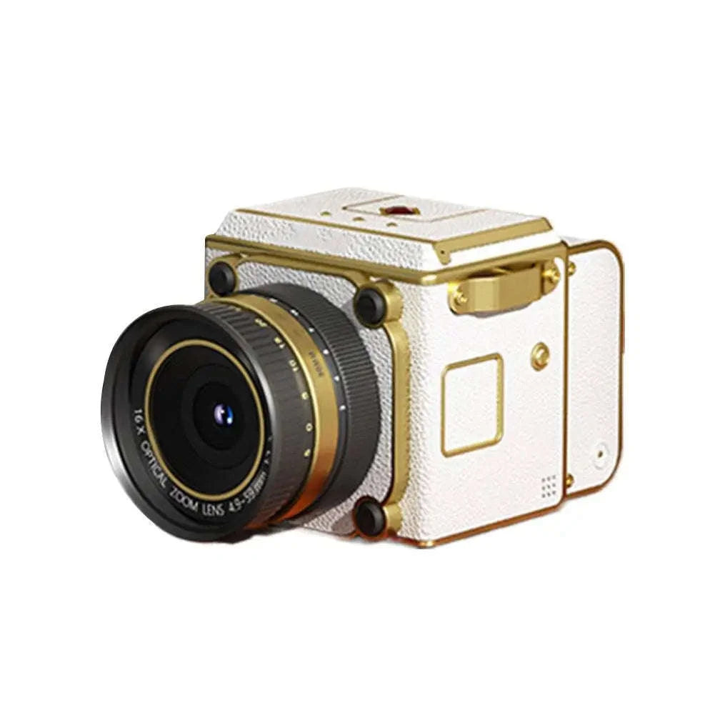 Retro CCD Digital Camera with 4K Video & 16X Zoom Portable Mini-Red