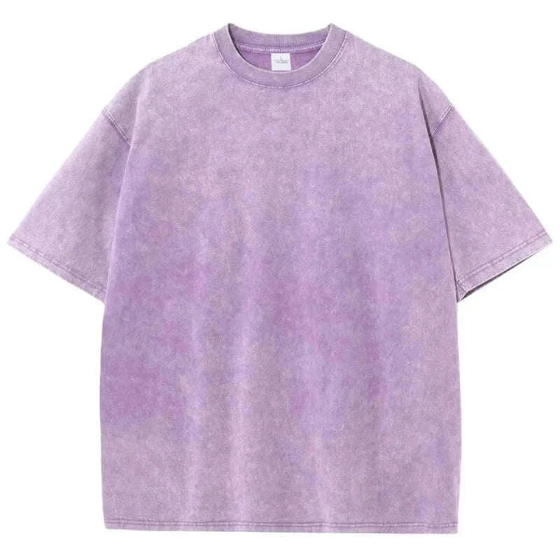Retro Heavyweight T-Shirt-Gray / S 45-55KG