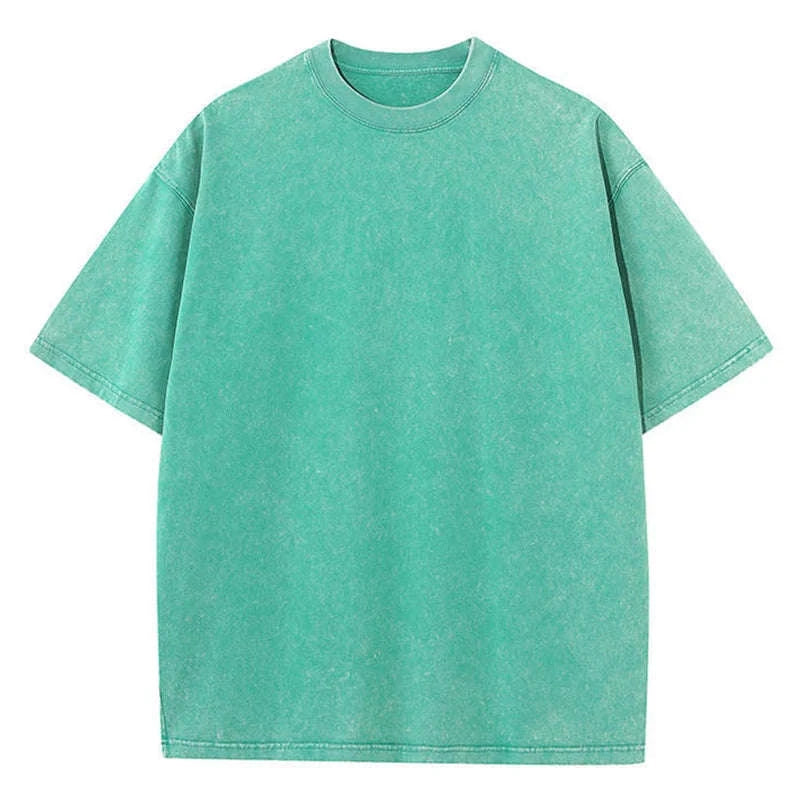 Retro Heavyweight T-Shirt-Gray / S 45-55KG