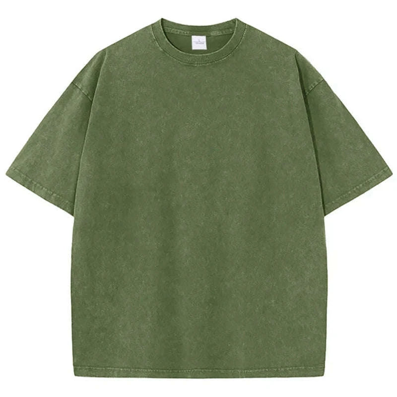 Retro Heavyweight T-Shirt-Gray / S 45-55KG