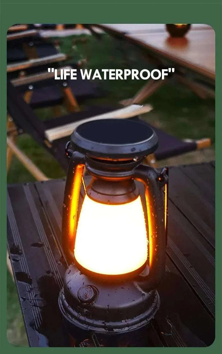 Retro Horse Light LED Lantern for Home and Outdoor Decor-