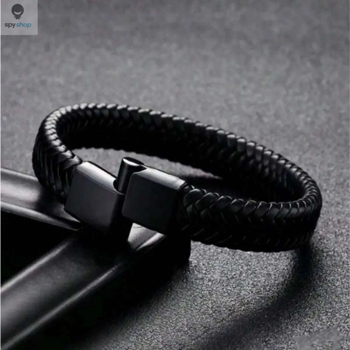 Retro Men's Leather Bracelet – Timeless Style and Rugged Everyday Wear-Black / 20cm / black
