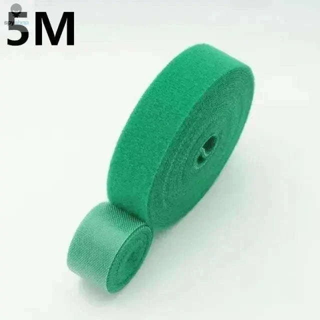 Reusable Cable Organizer Tape for Neat, Tangle-Free Cords-Black-3m