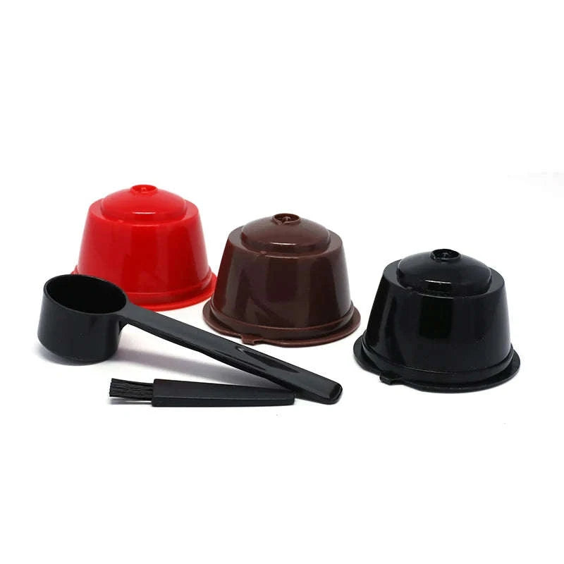 Reusable Coffee Capsule Set for Dolce Gusto-black