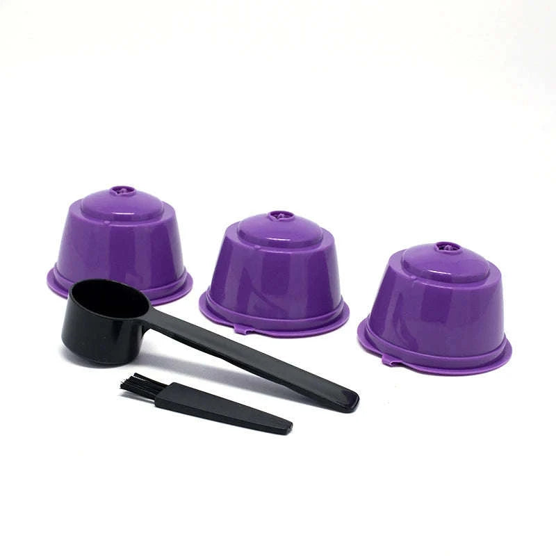 Reusable Coffee Capsule Set for Dolce Gusto-black