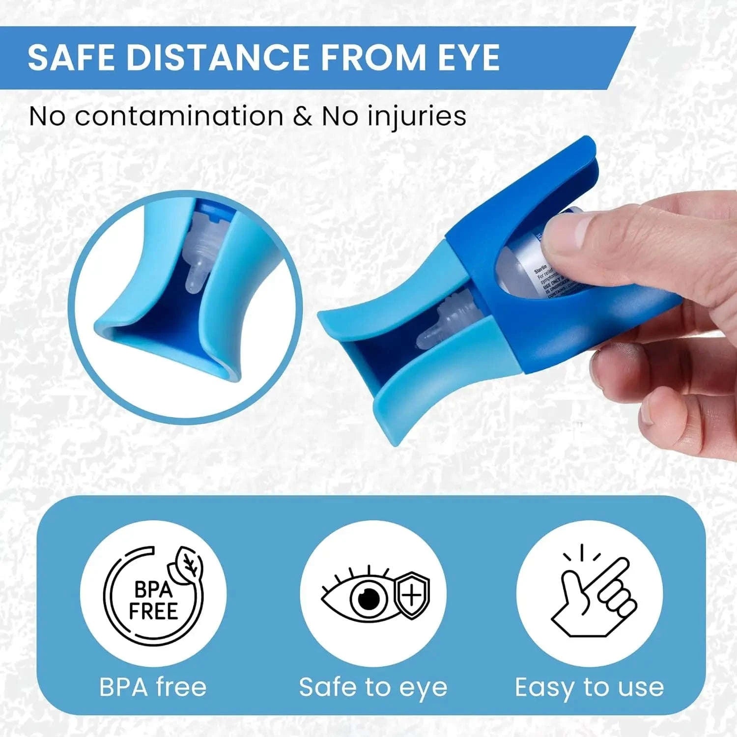 Reusable Eye Drop Holder Applicator-Default Title