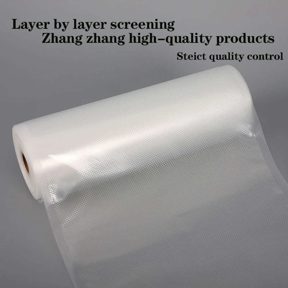 Reusable Food Vacuum Sealer Bags Roll – 500cm BPA‑Free for Sous Vide & Meal Prep-1 Rolls / 12cm x 500cm