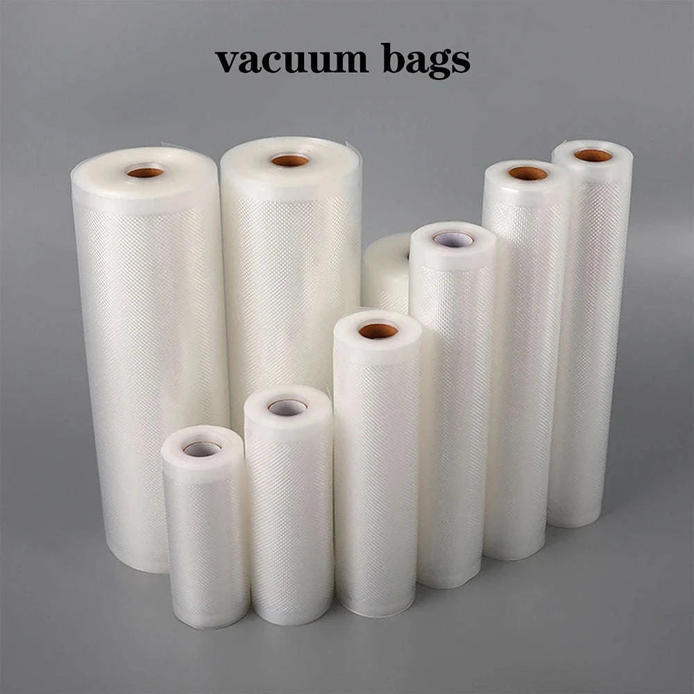 Reusable Food Vacuum Sealer Bags Roll – 500cm BPA‑Free for Sous Vide & Meal Prep-1 Rolls / 12cm x 500cm