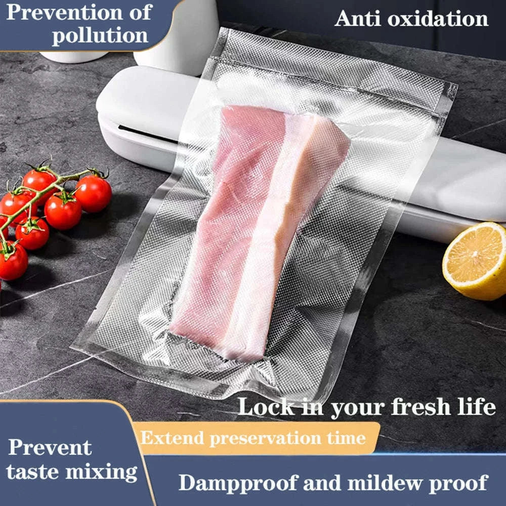 Reusable Food Vacuum Sealer Bags Roll – 500cm BPA‑Free for Sous Vide & Meal Prep-1 Rolls / 12cm x 500cm