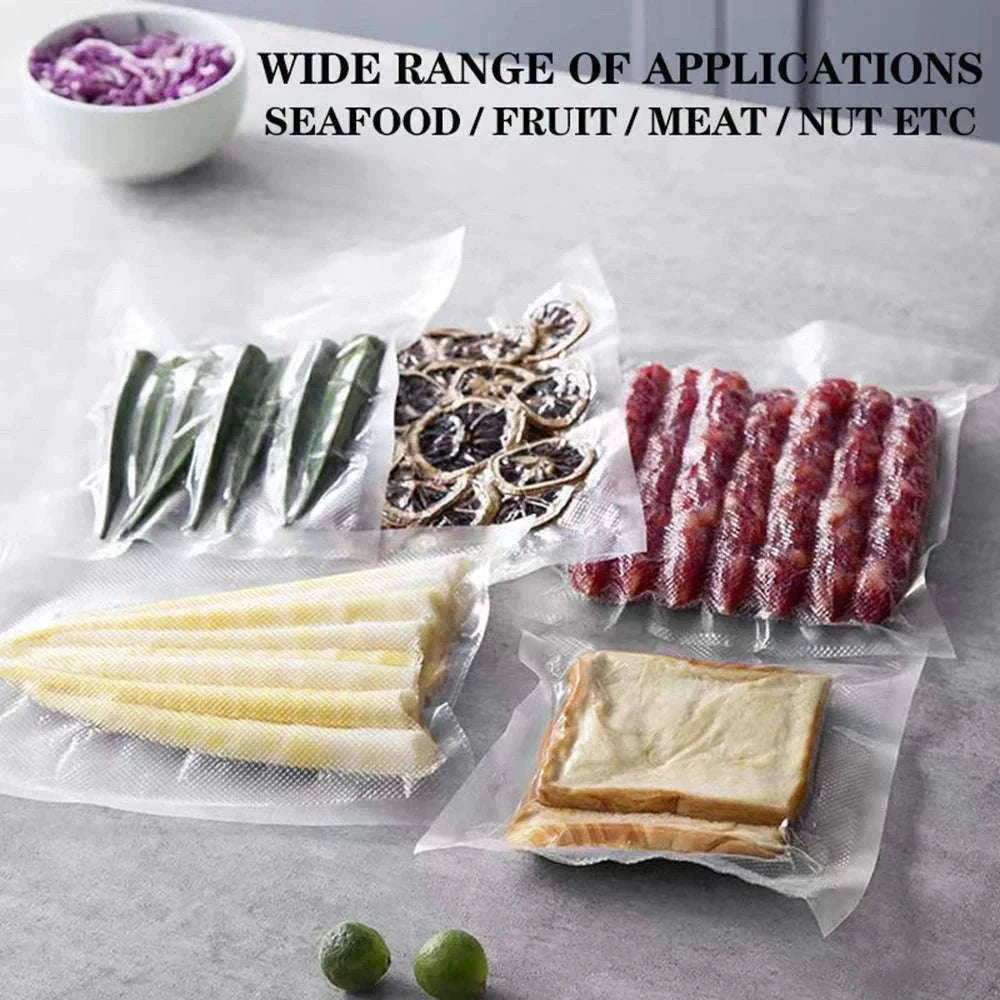 Reusable Food Vacuum Sealer Bags Roll for Meal Prep & Sous Vide-1 Rolls / 12cm x 500cm