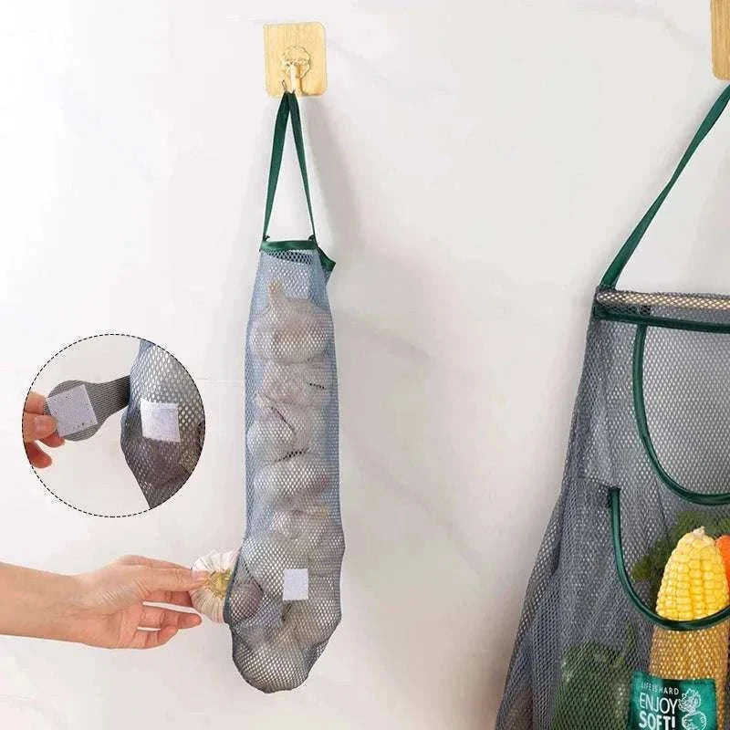 Reusable Hanging Mesh Storage Bag for Fresh Produce-king-size single bag