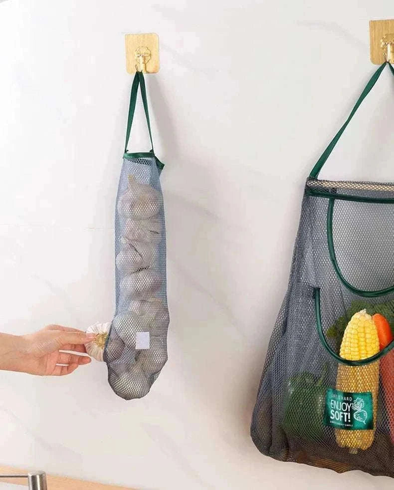 Reusable Hanging Mesh Storage Bag for Fresh Produce-king-size single bag