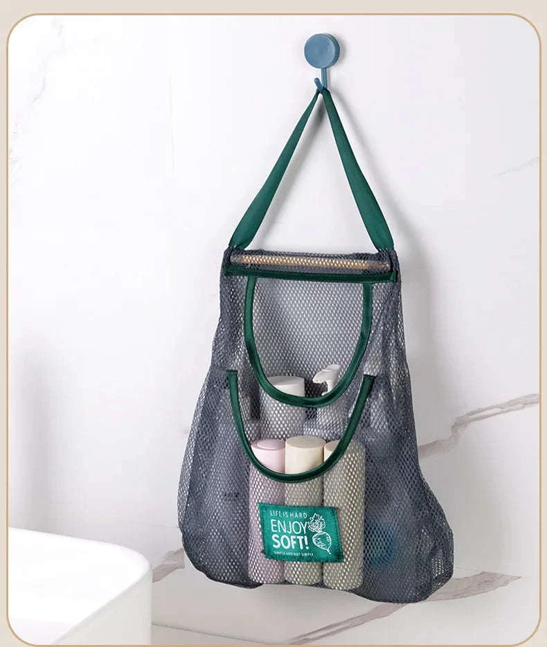 Reusable Hanging Mesh Storage Bag for Fresh Produce-king-size single bag