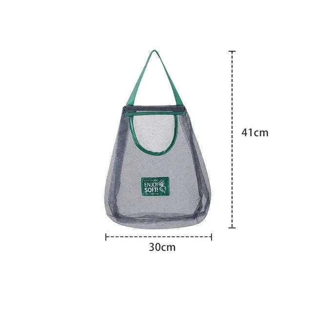 Reusable Hanging Mesh Storage Bag for Fresh Produce-king-size single bag