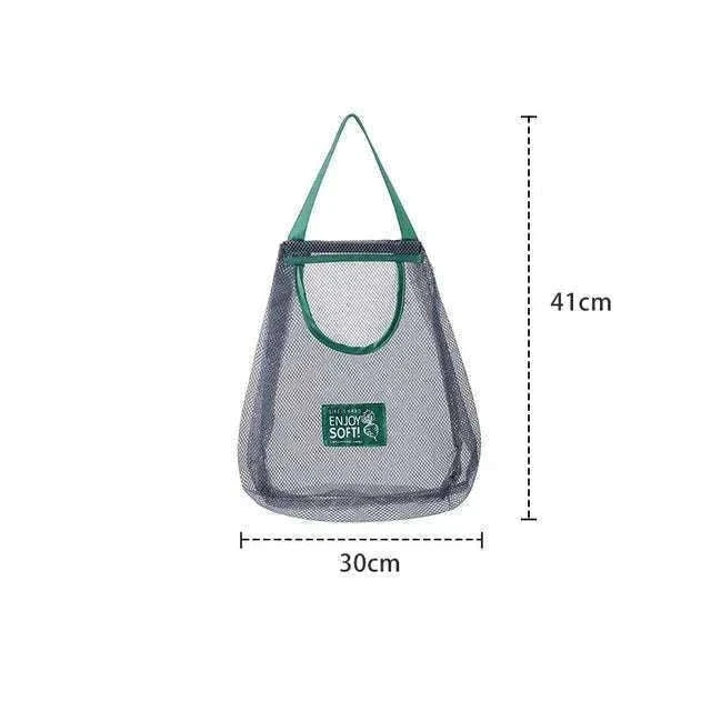 Reusable Hanging Mesh Storage Bag for Fresh Produce-king-size single bag