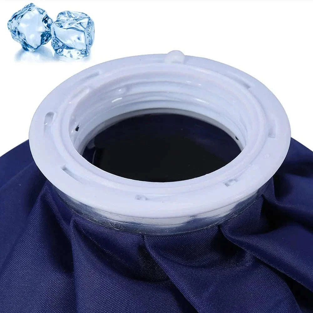 Reusable Hot & Cold Therapy Ice Bag Set (3 Sizes) for Pain Relief-Blue / 6 inch