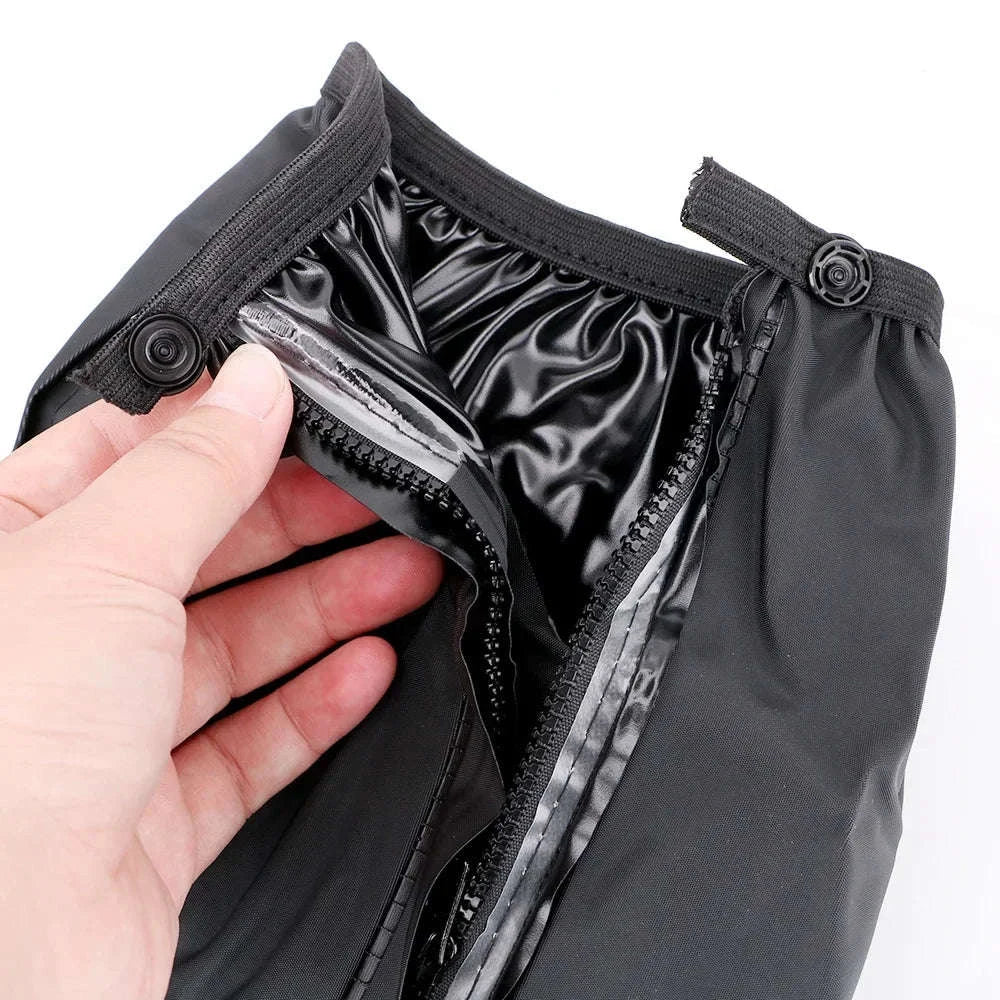 Reusable Motorcycle Rain Shoe Covers for Wet Weather Protection-XL