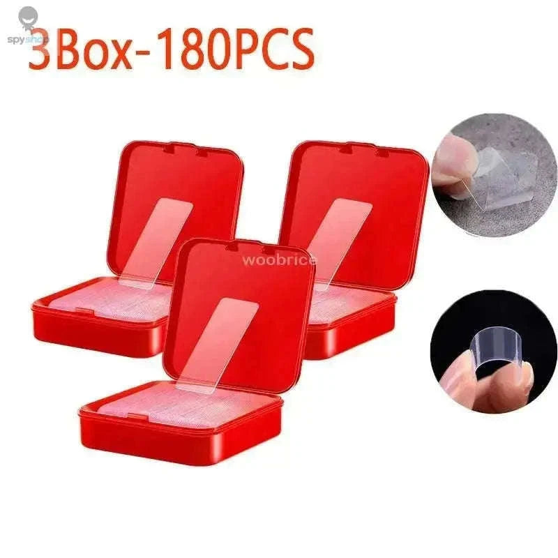 Reusable Nano Tape for Clean, Removable Mounting at Home-180pcs with box
