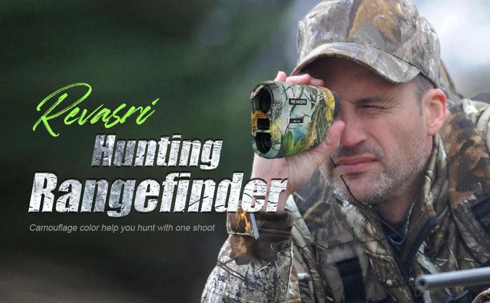 REVASRI Hunting Laser Rangefinder 1000 Yards with Rechargeable Battery-camo rangefinder / 1000m