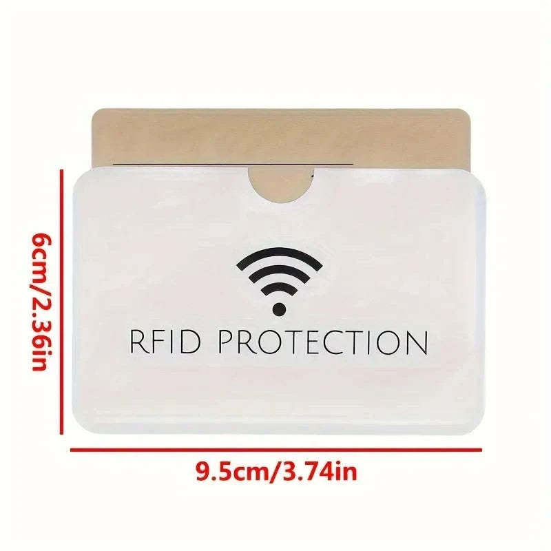 RFID Blocking Card Holder – 10 Aluminum Sleeves-10pcs