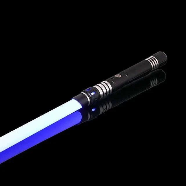 RGB Metal Lightsaber with Sound, USB Charging, Removable Blade-Type 9 Gold RGB