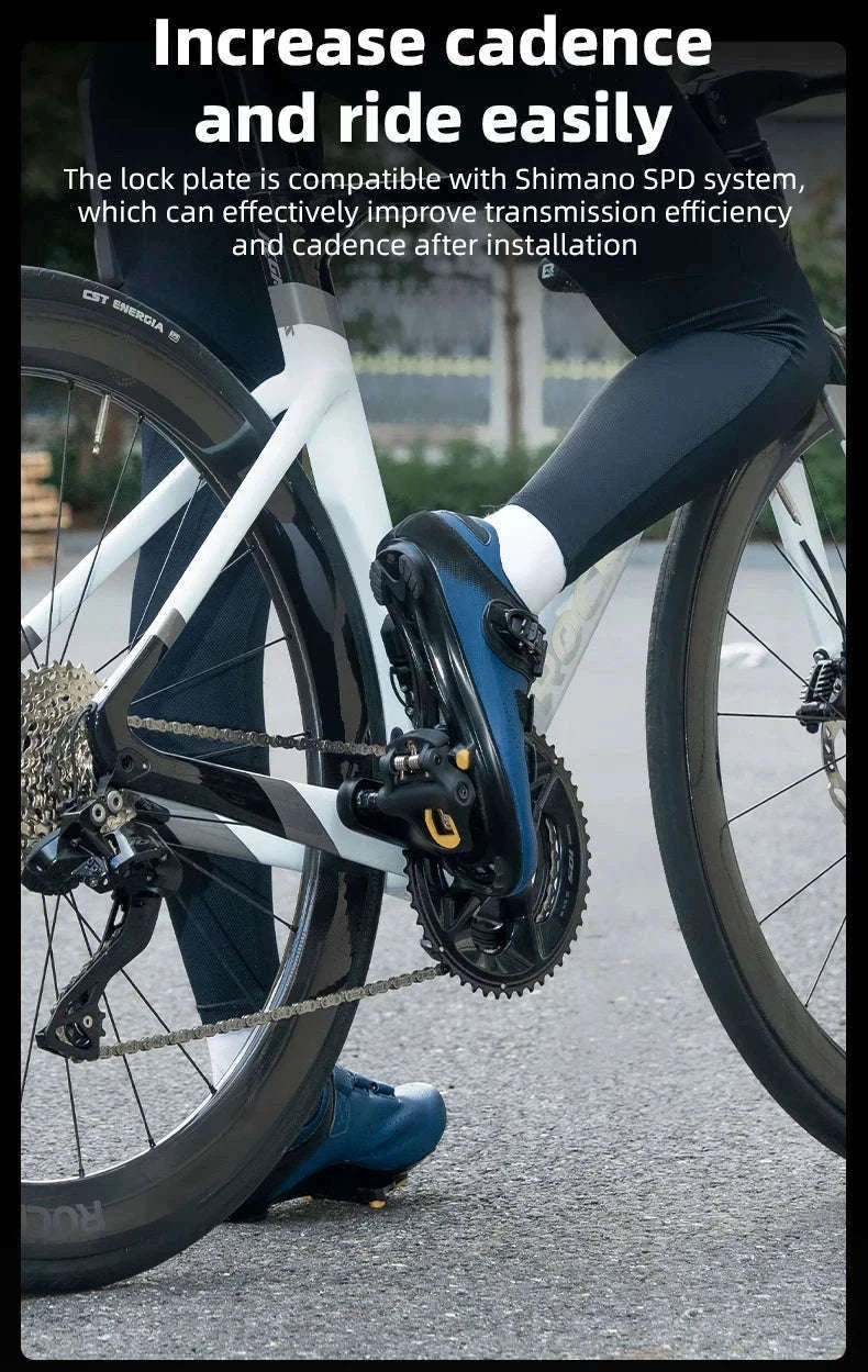 Road Bike Cleats for SPD-SL Pedals Anti-Slip Cycling Cleat Set-RD2-C