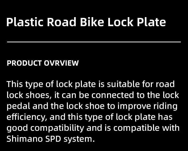 Road Bike Cleats for SPD-SL Pedals Anti-Slip Cycling Cleat Set-RD2-C