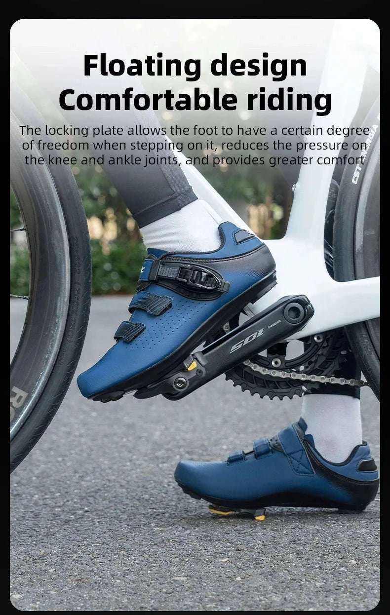 Road Bike Cleats for SPD-SL Pedals Anti-Slip Cycling Cleat Set-RD2-C