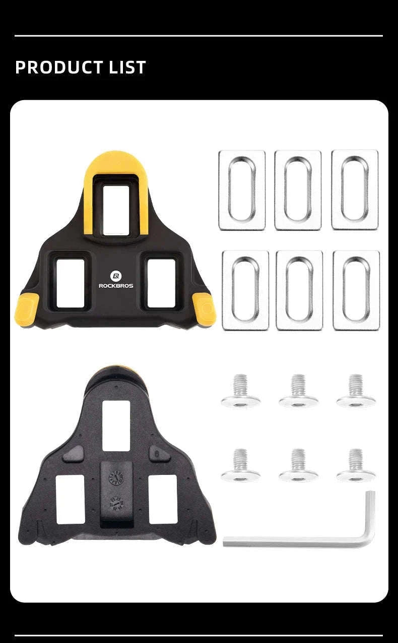 Road Bike Cleats for SPD-SL Pedals Anti-Slip Cycling Cleat Set-RD2-C