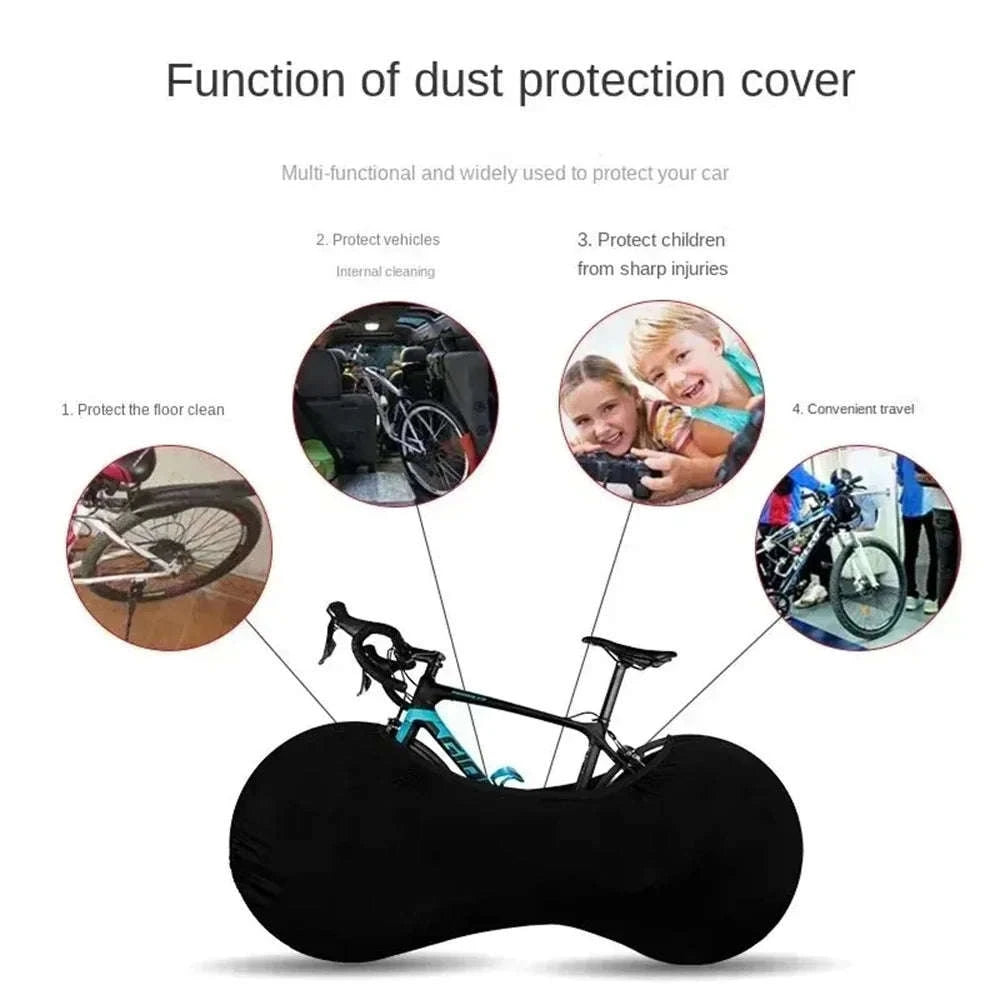 Road Bike Protector Cover-black