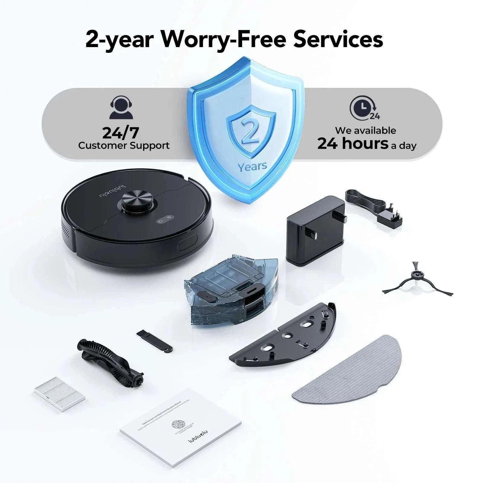 Robot Vacuum Mop Combo 5500Pa LiDAR Navigation Smart App Control-L15ultra / AU / Australia