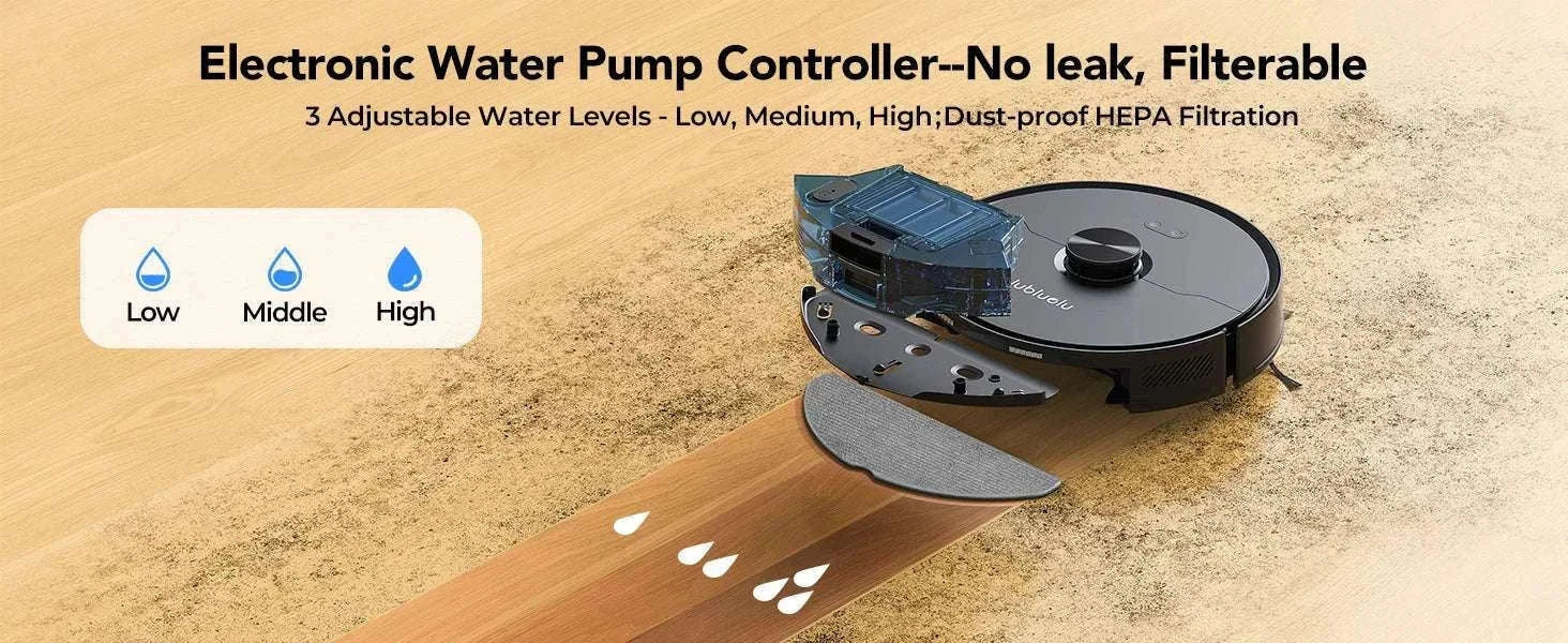 Robot Vacuum Mop Combo 5500Pa LiDAR Navigation Smart App Control-L15ultra / AU / Australia